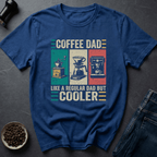 Coffee graphic Cooler Dad T-Shirt in Charcoal / S by Caffeine Dept