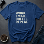 Coffee graphic Corporate Survival T-Shirt in Black / S by Caffeine Dept