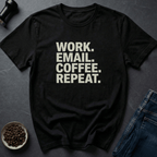 Coffee graphic Corporate Survival T-Shirt in Black / S by Caffeine Dept