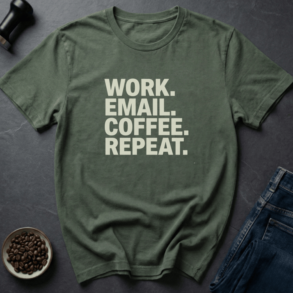 Coffee graphic Corporate Survival T-Shirt in Black / S by Caffeine Dept
