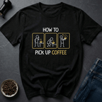 Coffee graphic Cup Snatcher T-Shirt in Black / S by Caffeine Dept