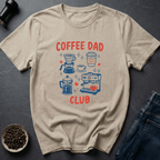 Coffee graphic Dad Fuel T-Shirt in Sand / S by Caffeine Dept