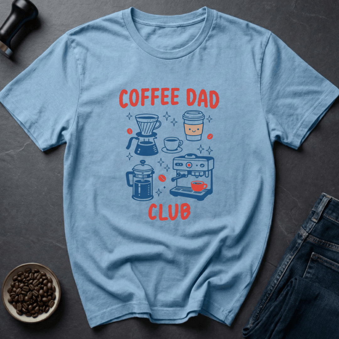 Coffee graphic Dad Fuel T-Shirt in Sand / S by Caffeine Dept