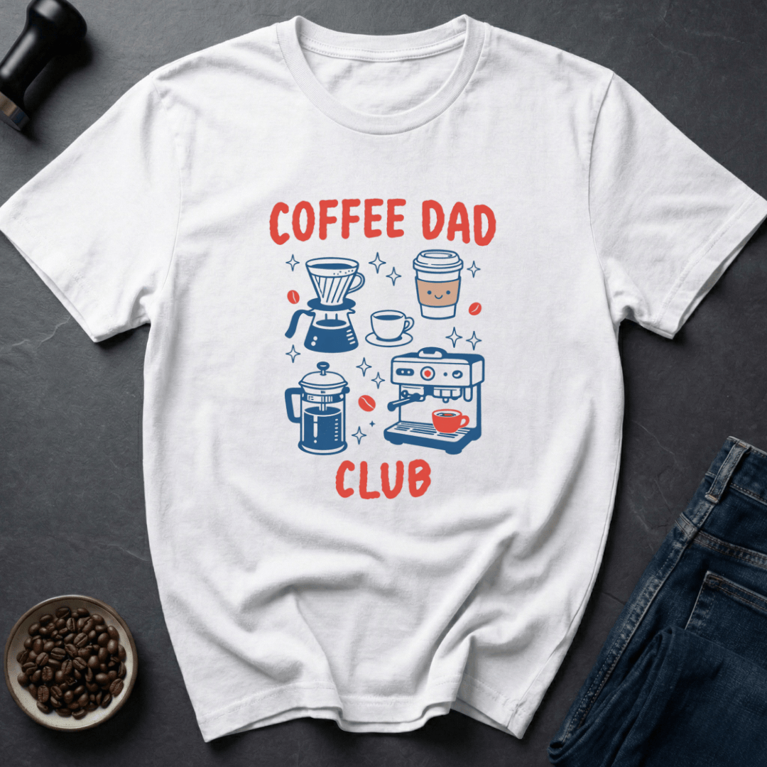Coffee graphic Dad Fuel T-Shirt in Sand / S by Caffeine Dept