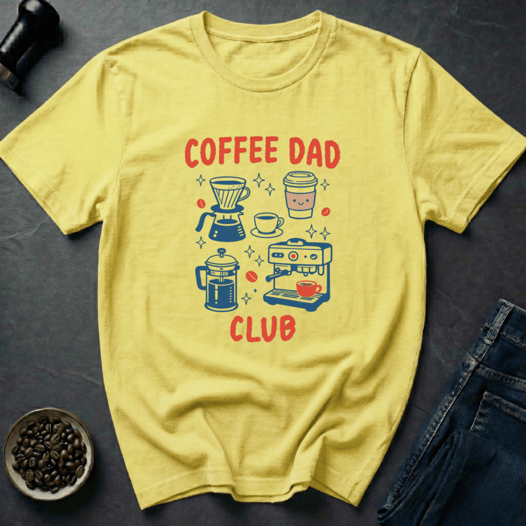 Coffee graphic Dad Fuel T-Shirt in Sand / S by Caffeine Dept