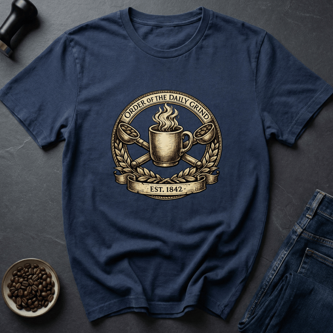 Coffee graphic Daily Grind T-Shirt in Navy / S by Caffeine Dept