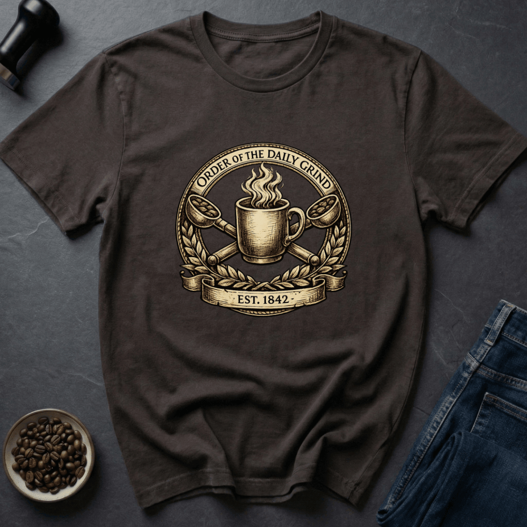 Coffee graphic Daily Grind T-Shirt in Navy / S by Caffeine Dept