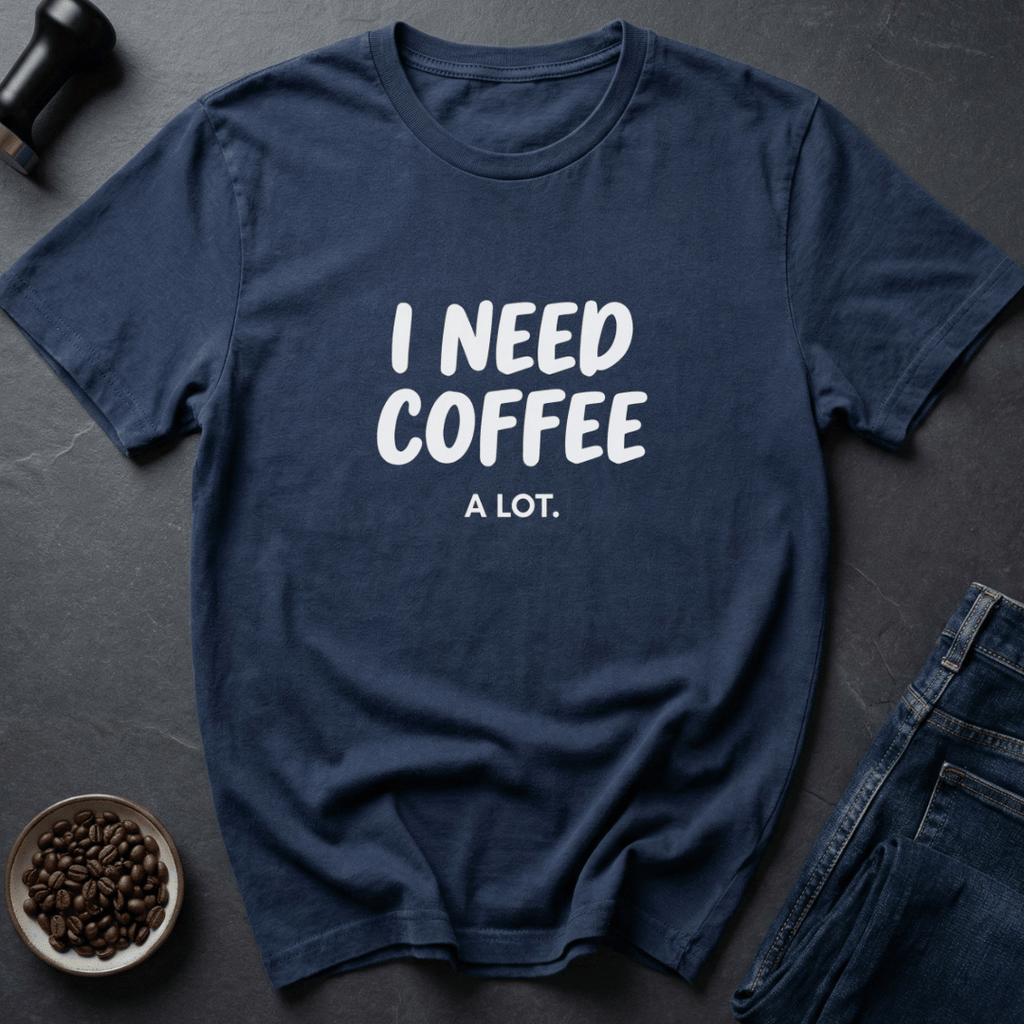 Coffee graphic Daily Survivalist T-Shirt in Navy / S by Caffeine Dept