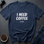Coffee graphic Daily Survivalist T-Shirt in Navy / S by Caffeine Dept