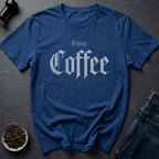 Coffee graphic Dark Bean T-Shirt in Royal / S by Caffeine Dept