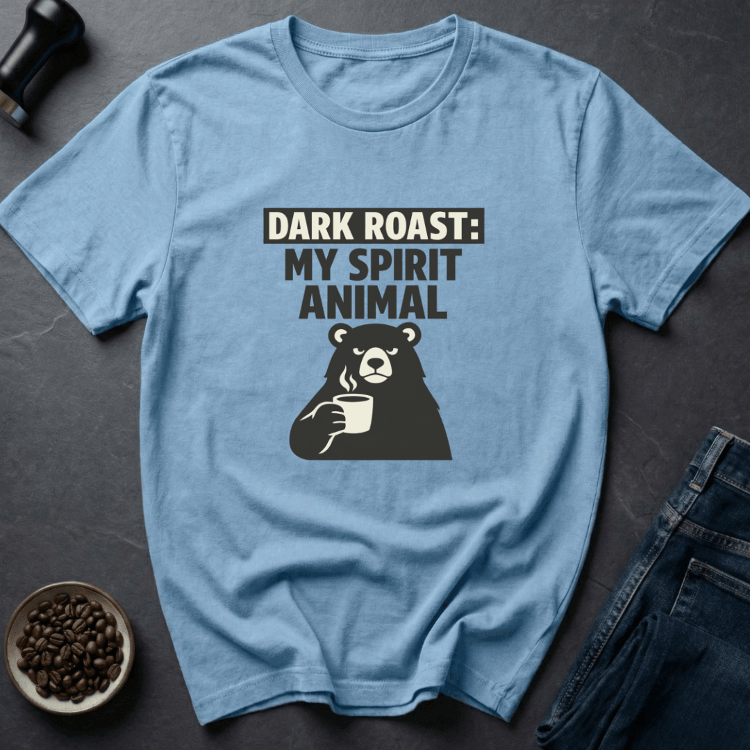 Coffee graphic Dark Roast T-Shirt in Sand / S by Caffeine Dept