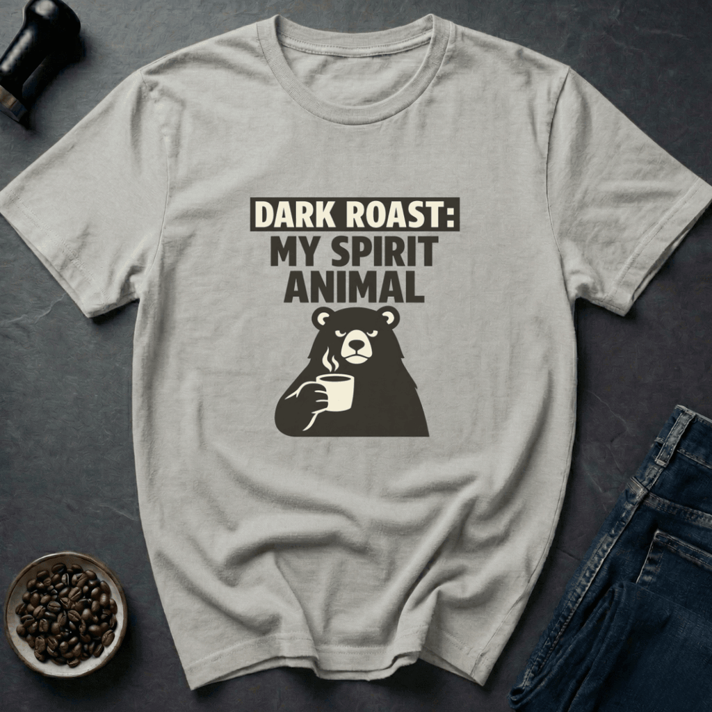 Coffee graphic Dark Roast T-Shirt in Sand / S by Caffeine Dept