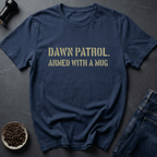 Coffee graphic Dawn Patrol T-Shirt in Military Green / S by Caffeine Dept