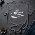 Coffee graphic Dessert Or Coffee T-Shirt in Charcoal / S by Caffeine Dept