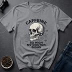 Coffee graphic Doctor Disapproves T-Shirt in Light Blue / S by Caffeine Dept