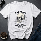 Coffee graphic Doctor Disapproves T-Shirt in Light Blue / S by Caffeine Dept