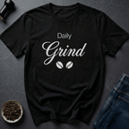 Coffee graphic Double Grind T-Shirt in Black / S by Caffeine Dept