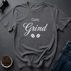 Coffee graphic Double Grind T-Shirt in Charcoal / S by Caffeine Dept