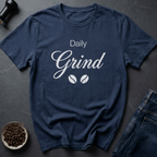 Coffee graphic Double Grind T-Shirt in Navy / S by Caffeine Dept