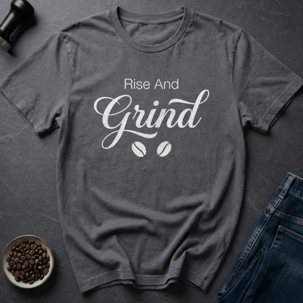 Coffee graphic Double Meaning T-Shirt in Charcoal / S by Caffeine Dept