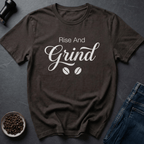 Coffee graphic Double Meaning T-Shirt in Dark Chocolate / S by Caffeine Dept