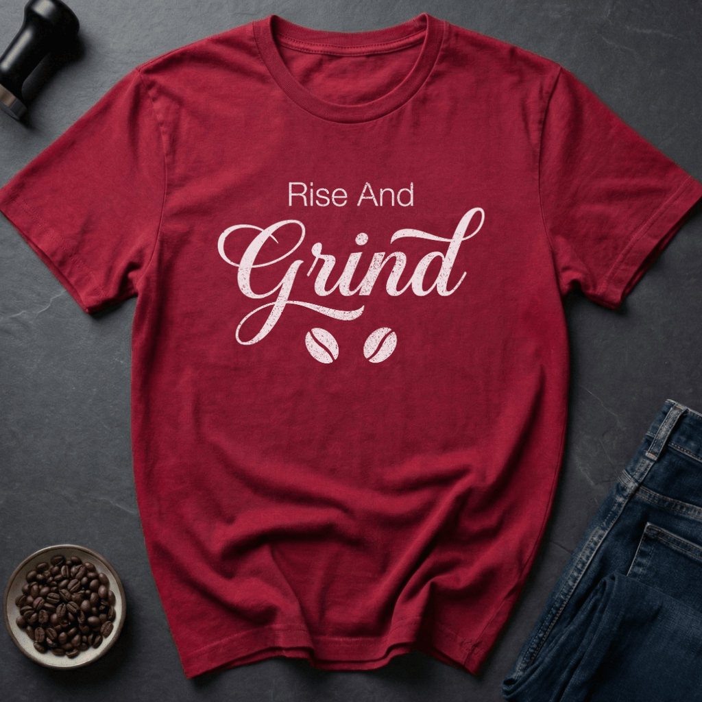 Coffee graphic Double Meaning T-Shirt in Heather Red / S by Caffeine Dept