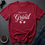 Coffee graphic Double Meaning T-Shirt in Heather Red / S by Caffeine Dept