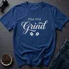 Coffee graphic Double Meaning T-Shirt in Royal / S by Caffeine Dept