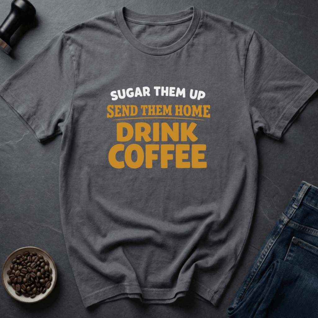 Coffee graphic Drink Coffee T-Shirt in Navy / S by Caffeine Dept