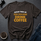 Coffee graphic Drink Coffee T-Shirt in Navy / S by Caffeine Dept