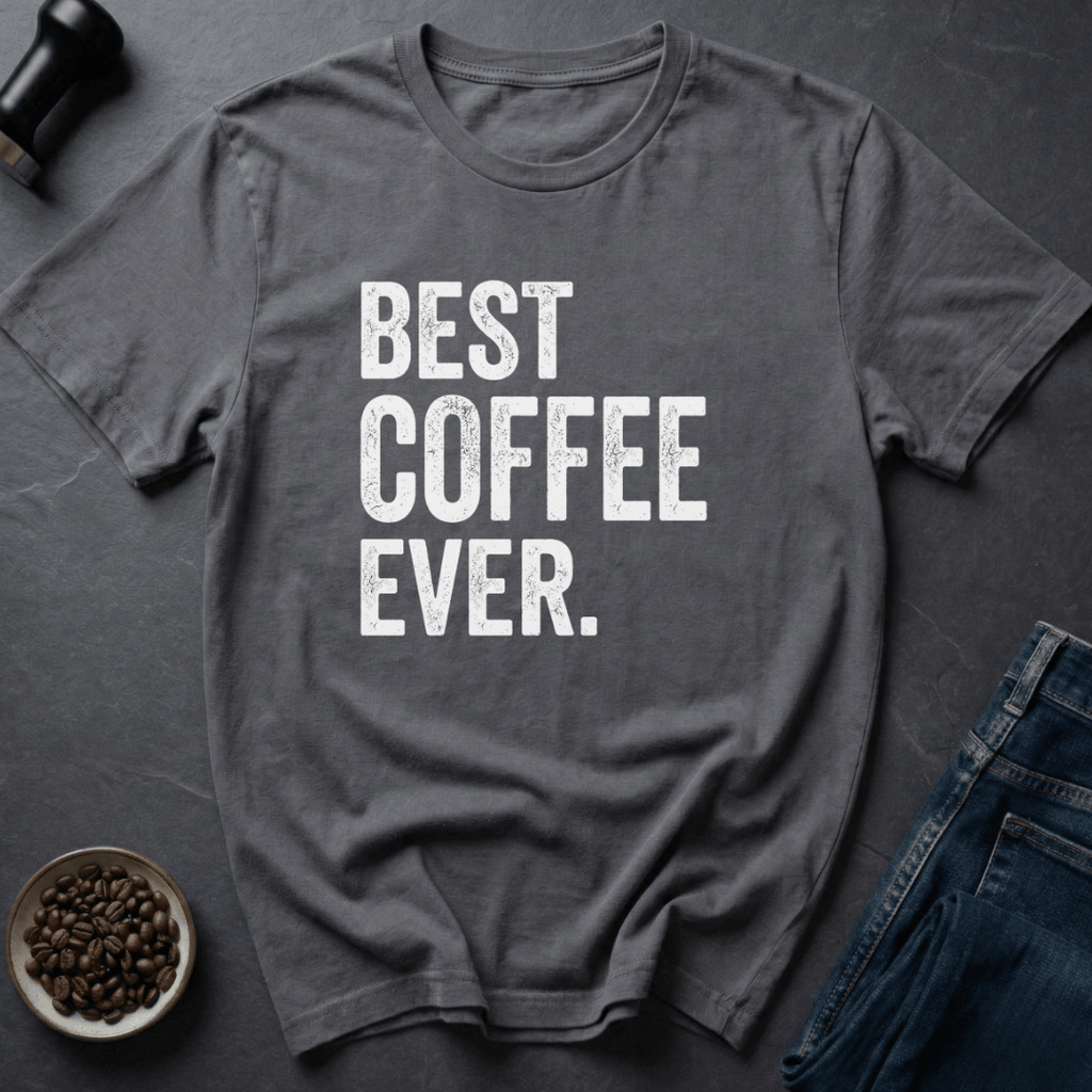 Coffee graphic Elite Beans T-Shirt in Charcoal / S by Caffeine Dept