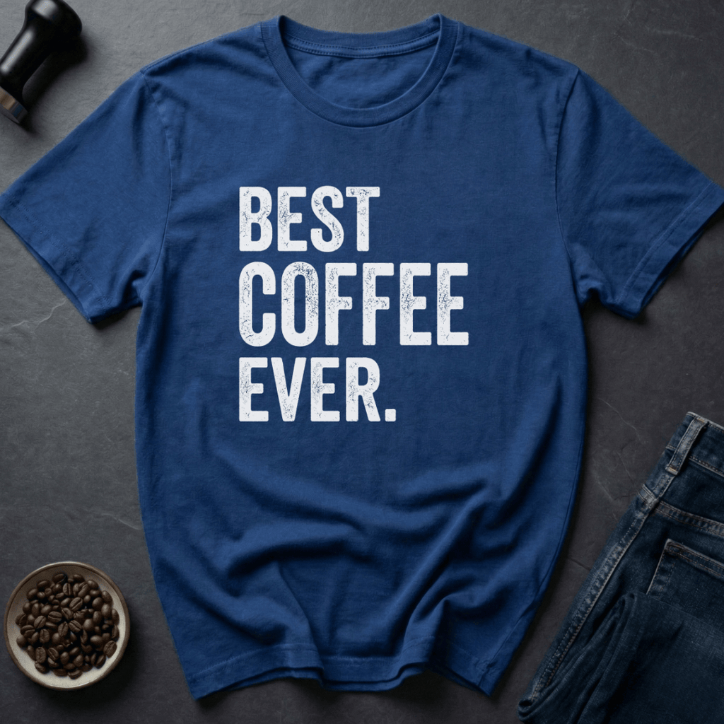 Coffee graphic Elite Beans T-Shirt in Royal / S by Caffeine Dept