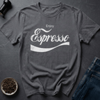 Coffee graphic Espresso Addict T-Shirt in Charcoal / S by Caffeine Dept