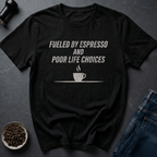 Coffee graphic Espresso Fueled T-Shirt in Black / S by Caffeine Dept