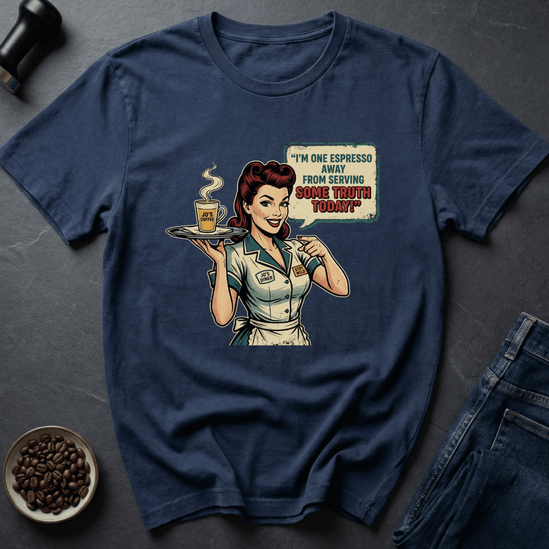 Coffee graphic Espresso Honesty T-Shirt in Black / S by Caffeine Dept