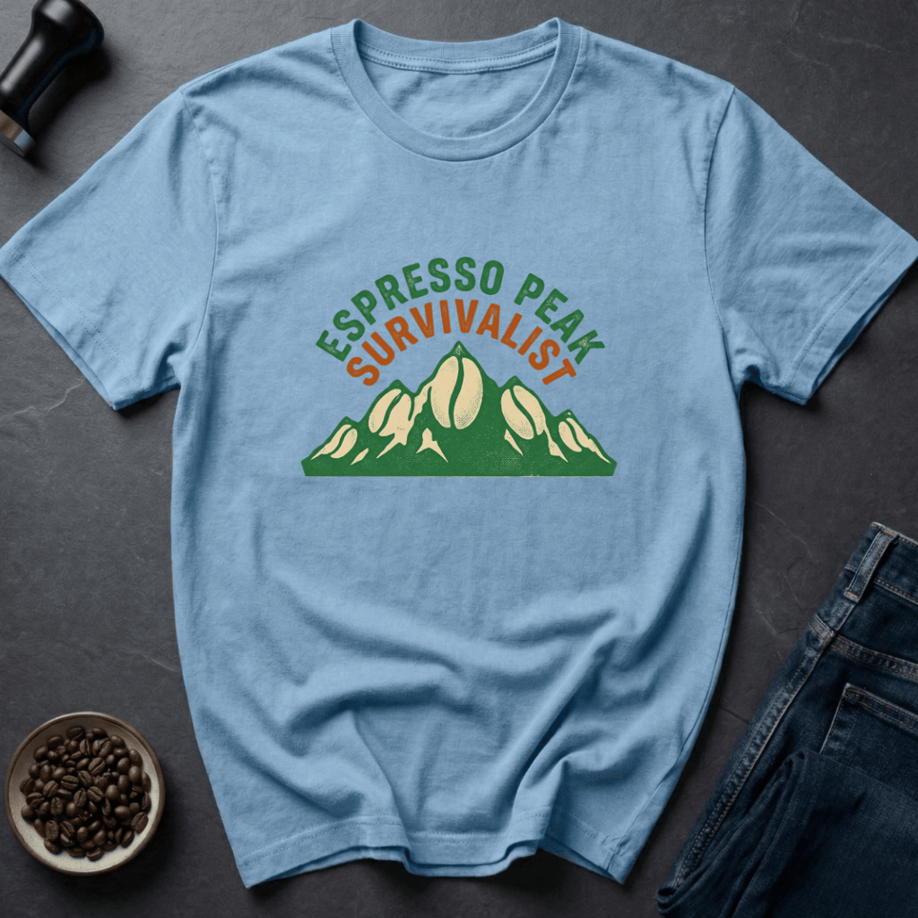 Coffee graphic Espresso Peak T-Shirt in Black / S by Caffeine Dept