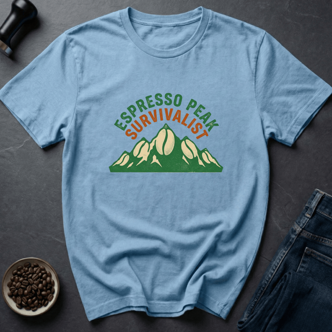 Coffee graphic Espresso Peak T-Shirt in Black / S by Caffeine Dept