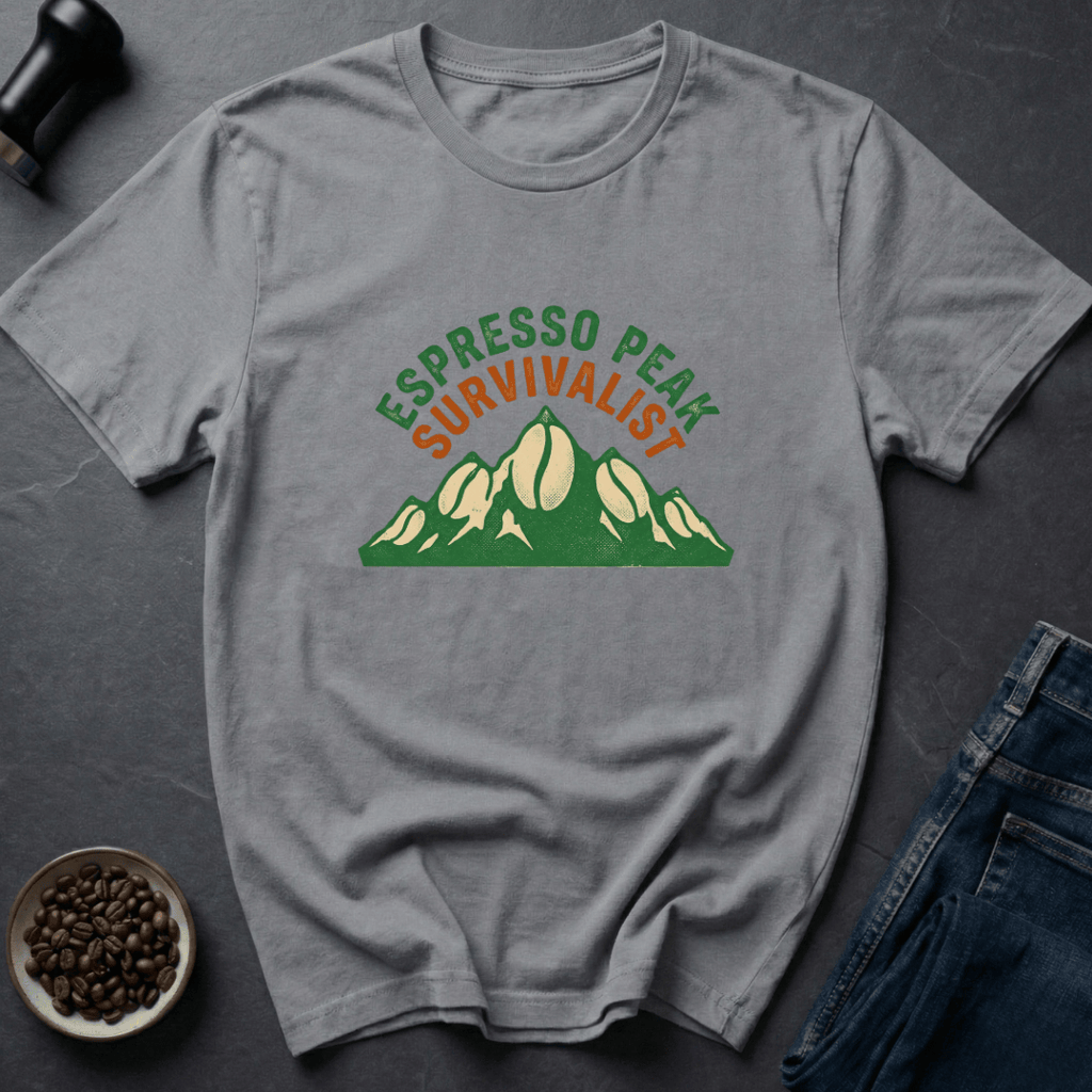 Coffee graphic Espresso Peak T-Shirt in Black / S by Caffeine Dept