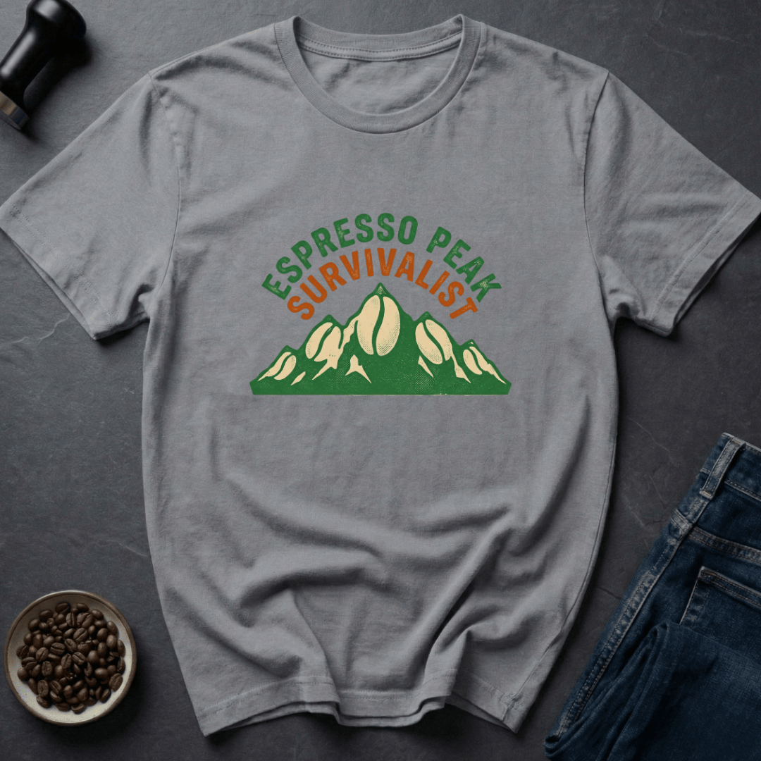Coffee graphic Espresso Peak T-Shirt in Black / S by Caffeine Dept