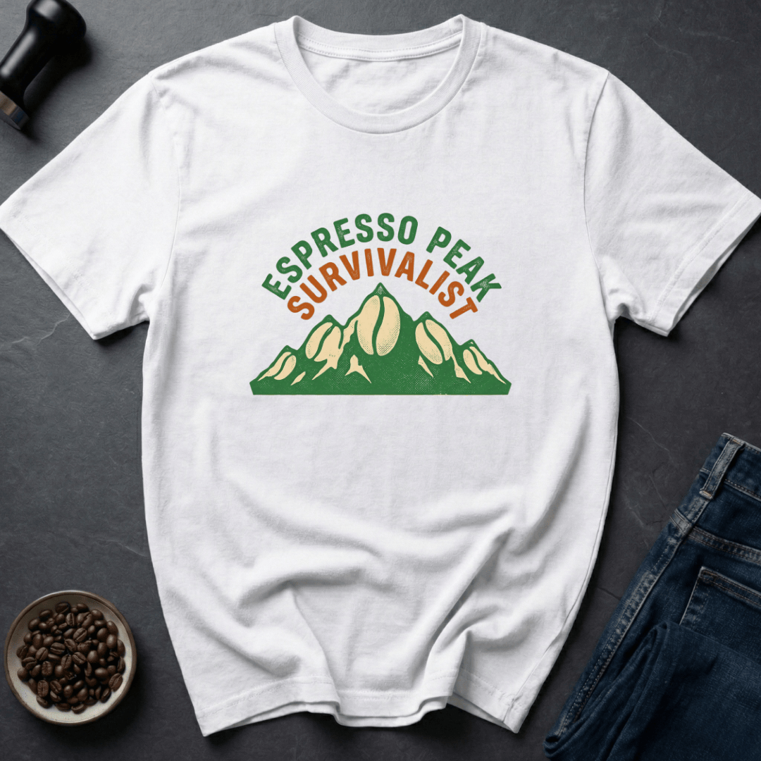 Coffee graphic Espresso Peak T-Shirt in Black / S by Caffeine Dept