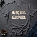 Coffee graphic Espresso Required T-Shirt in Dark Chocolate / S by Caffeine Dept