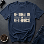 Coffee graphic Espresso Required T-Shirt in Dark Chocolate / S by Caffeine Dept