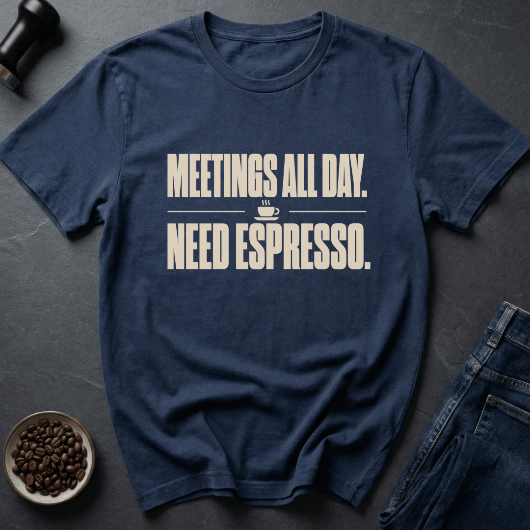 Coffee graphic Espresso Required T-Shirt in Dark Chocolate / S by Caffeine Dept