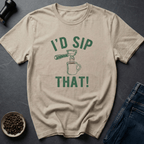 Coffee graphic Espresso Tease T-Shirt in Sand / S by Caffeine Dept
