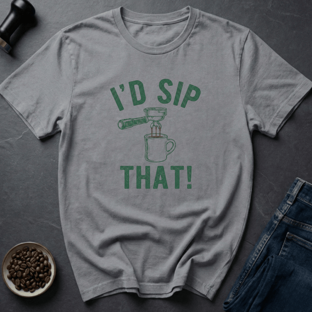 Coffee graphic Espresso Tease T-Shirt in Sport Grey / S by Caffeine Dept