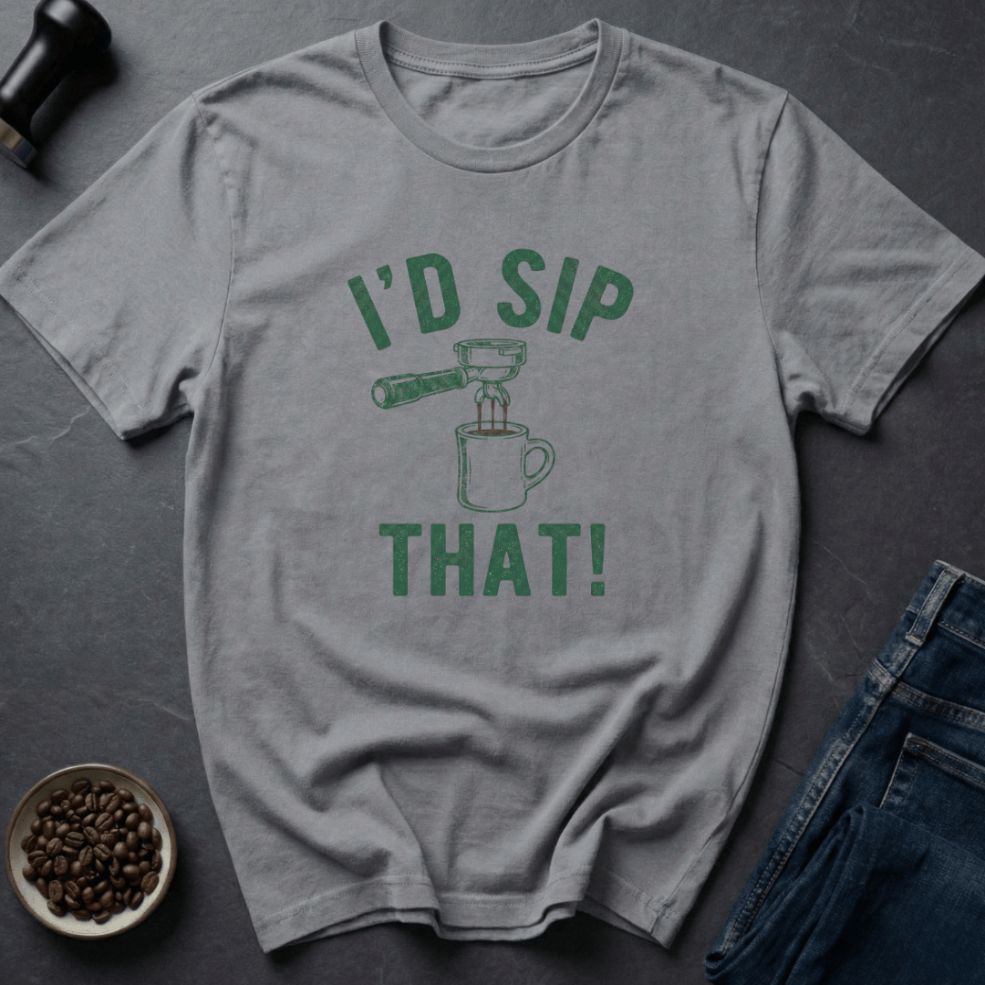 Coffee graphic Espresso Tease T-Shirt in Sport Grey / S by Caffeine Dept