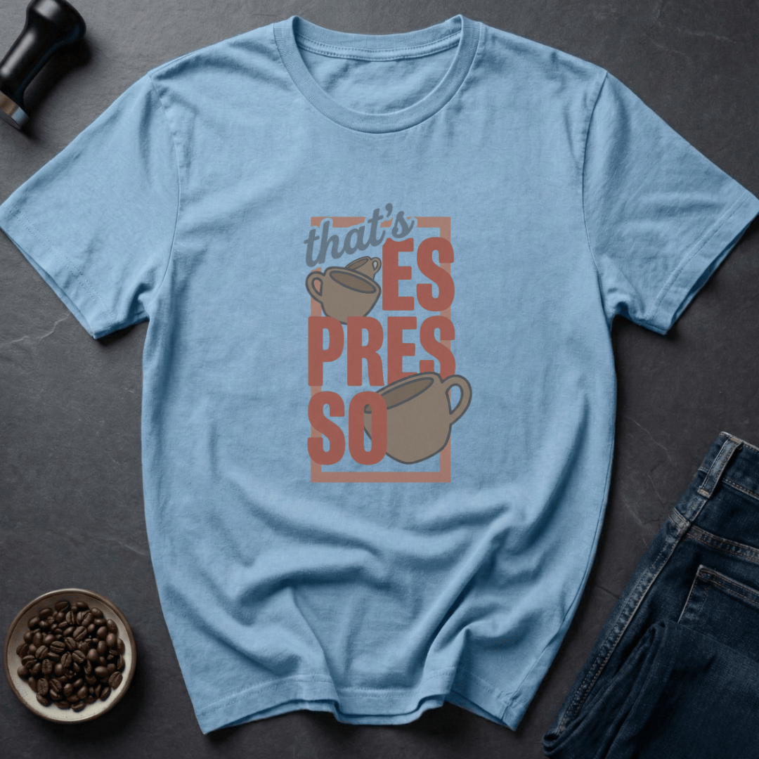 Coffee graphic Espresso Yo T-Shirt in Dark Chocolate / S by Caffeine Dept