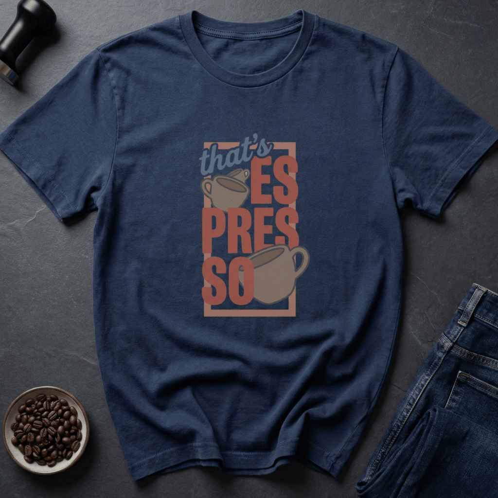 Coffee graphic Espresso Yo T-Shirt in Dark Chocolate / S by Caffeine Dept