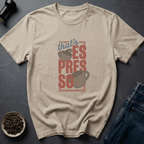 Coffee graphic Espresso Yo T-Shirt in Dark Chocolate / S by Caffeine Dept