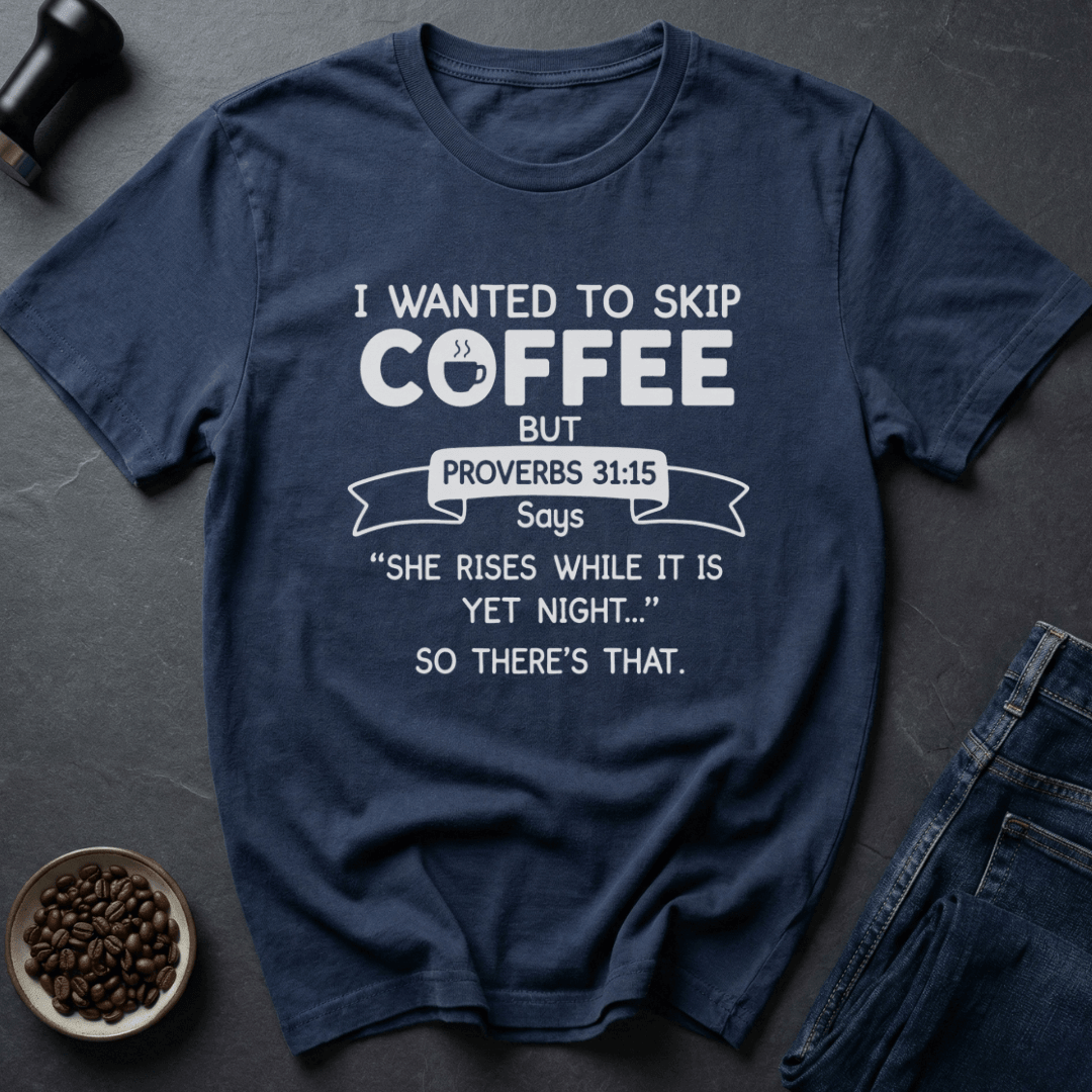 Coffee graphic Faith Coffee T-Shirt in Charcoal / S by Caffeine Dept